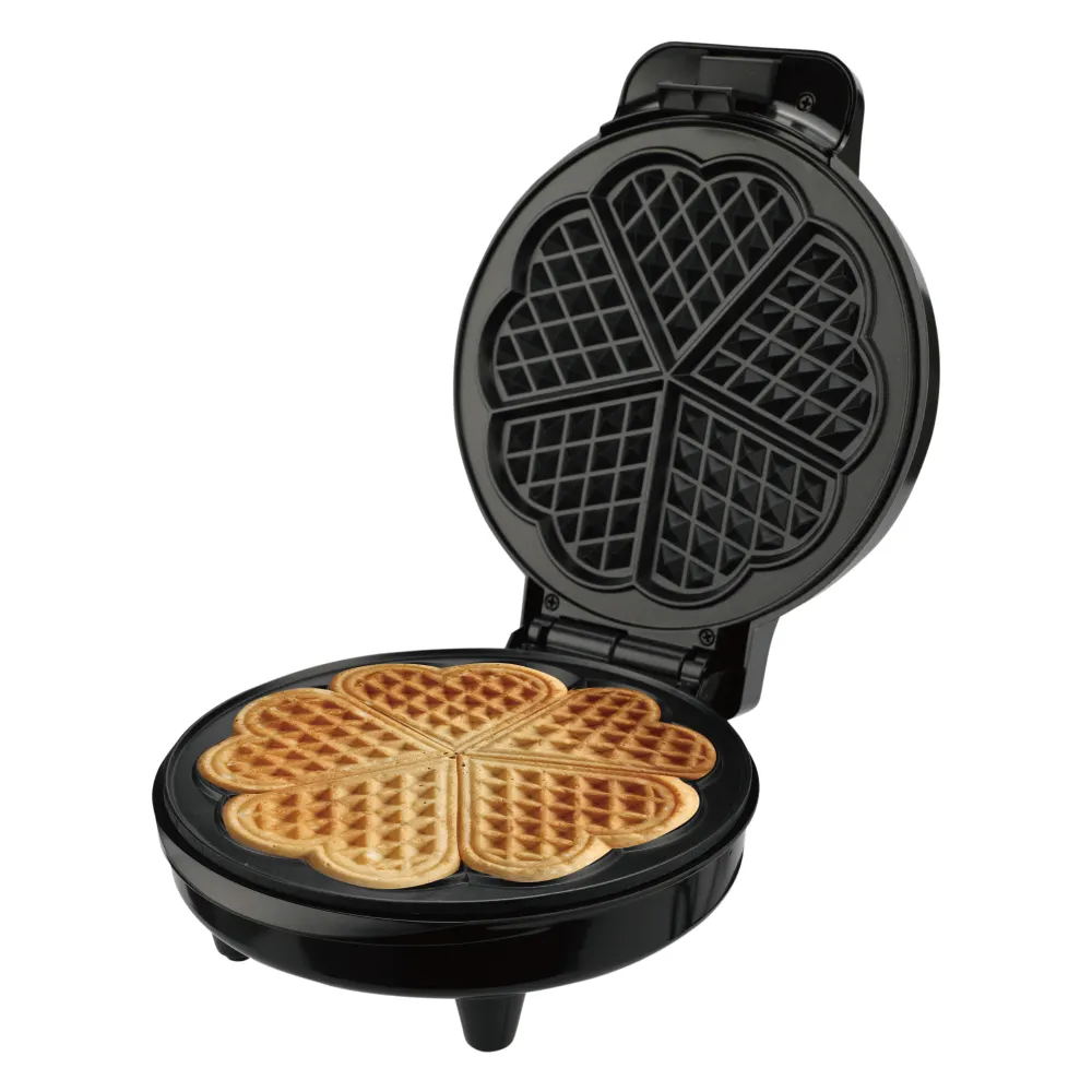  Sandwich Waffle Maker Breakfast Maker 1000W Fast Heat Double Side Heating Waffle Maker, Non-stick, Easy clean, Commercial & Home uses.